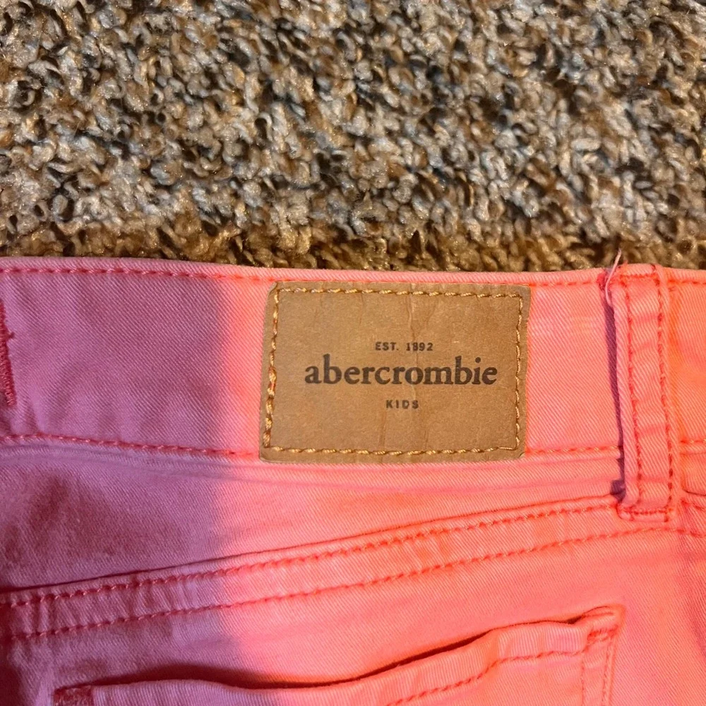 Abercrombie Kids Jeans Coral‎ Pink Straight Leg Size 16